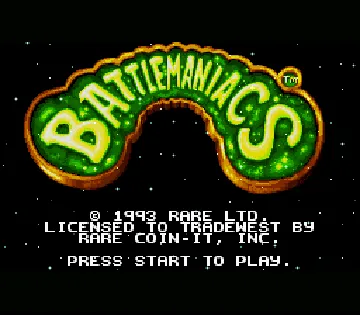 Battletoads in Battlemaniacs (USA) (Beta) screen shot title